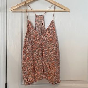 Floral Racerback Tank Size XS